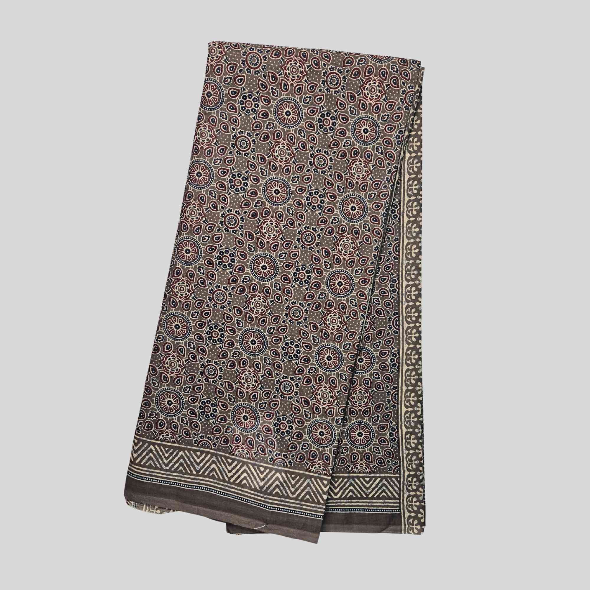 Ajrakh print sarees