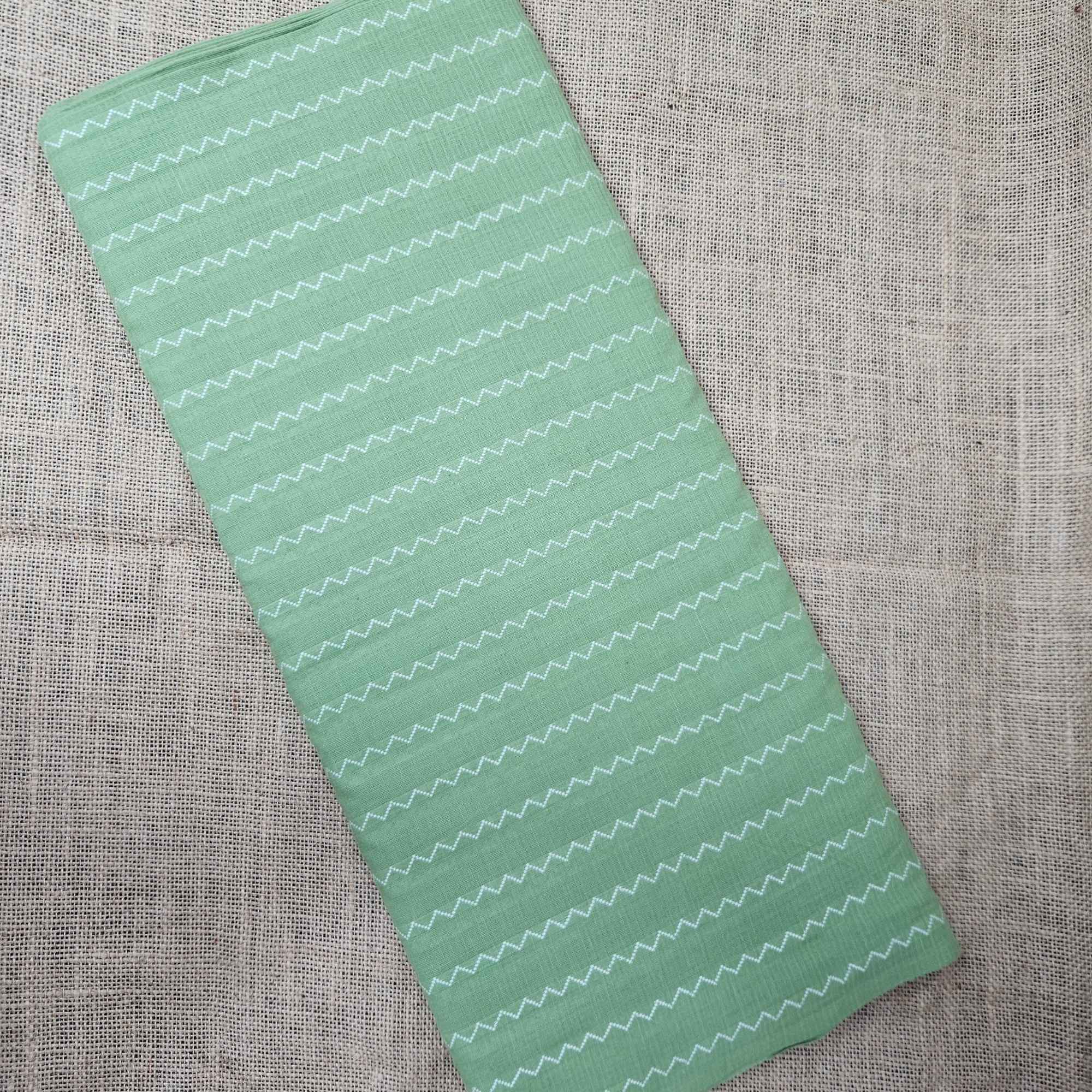 JISB Zig Zag Pattern Cotton Fabric