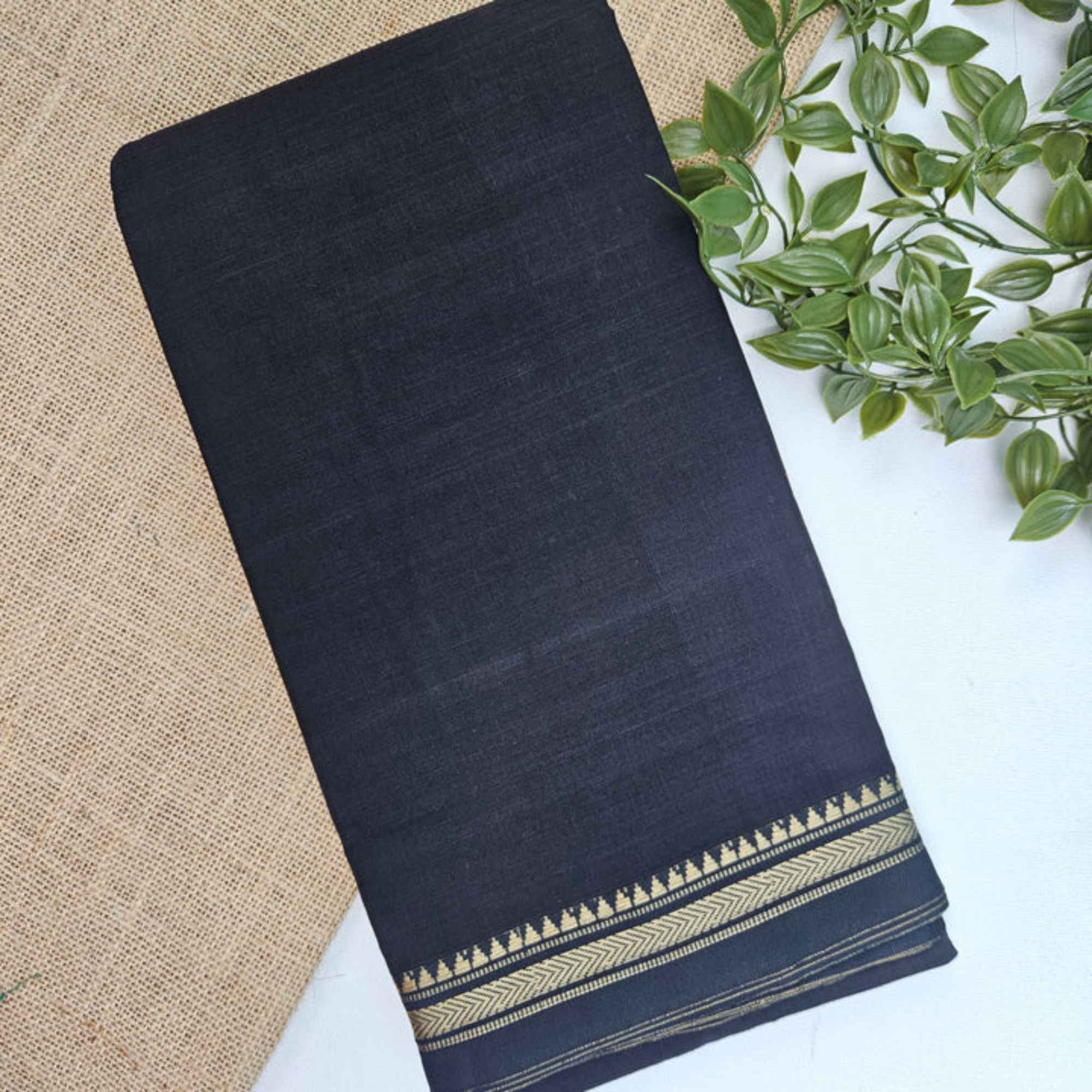 JISB Narayanpet Small Border Cotton Saree