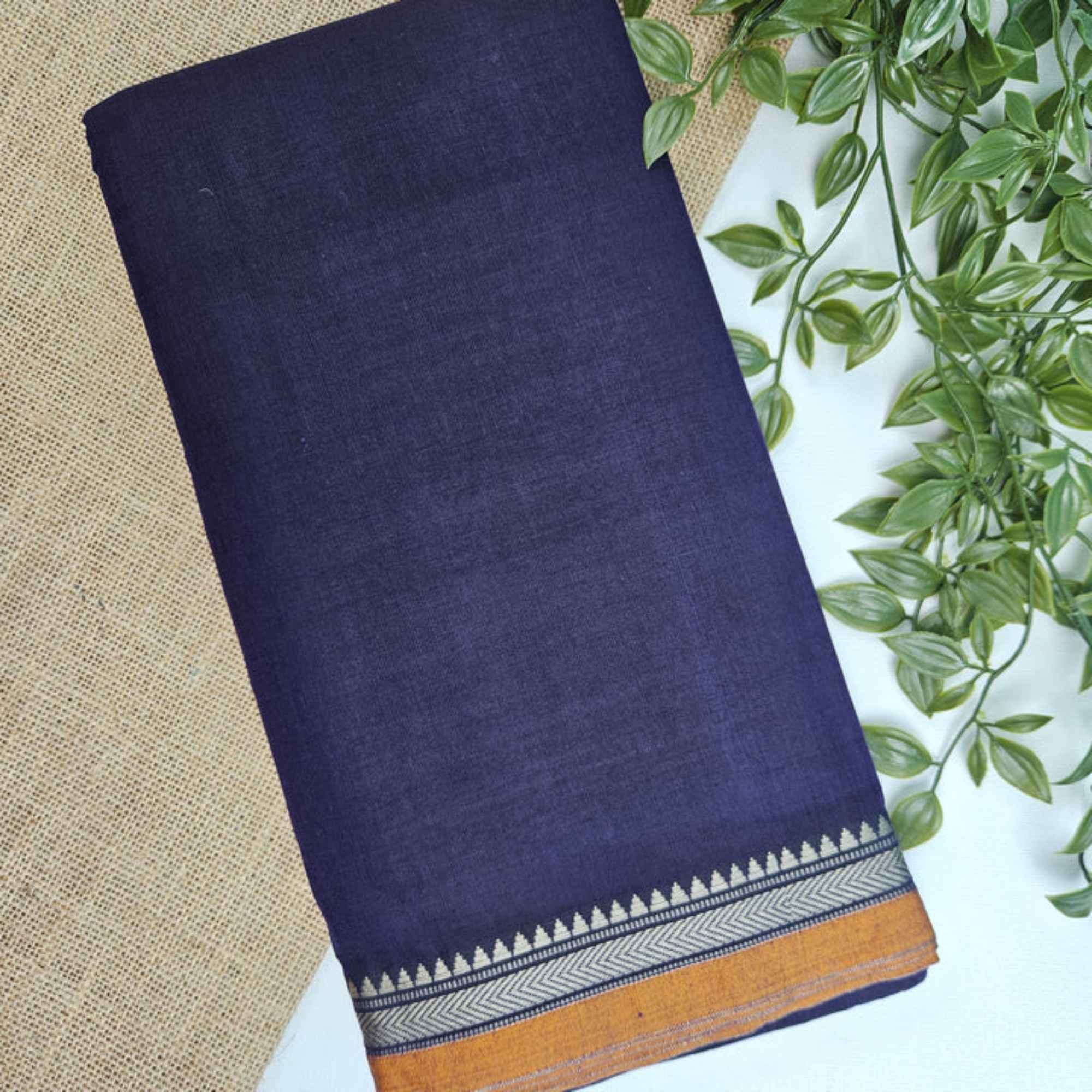 JISB Narayanpet Small Border Cotton Saree