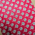 JISB Cotton Cambric Self Design Fabric, Red