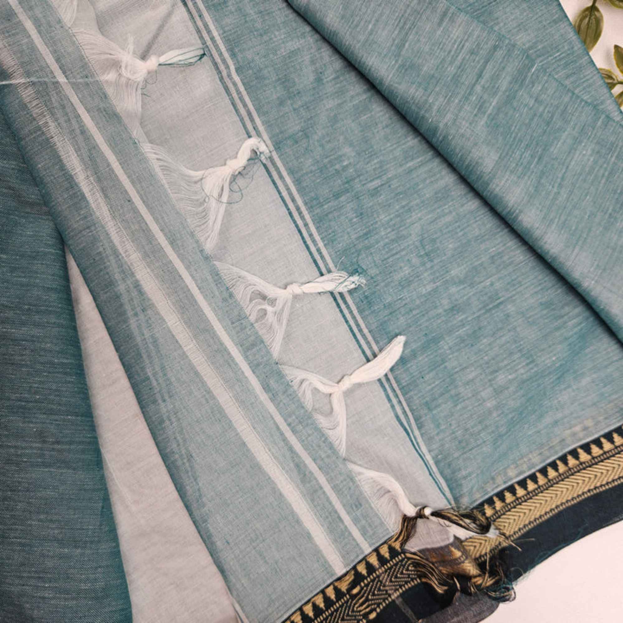 JISB Narayanpet Small Border Cotton Saree