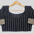 Madhubala Cut Cotton Elbow Sleeve Back Open Blouse