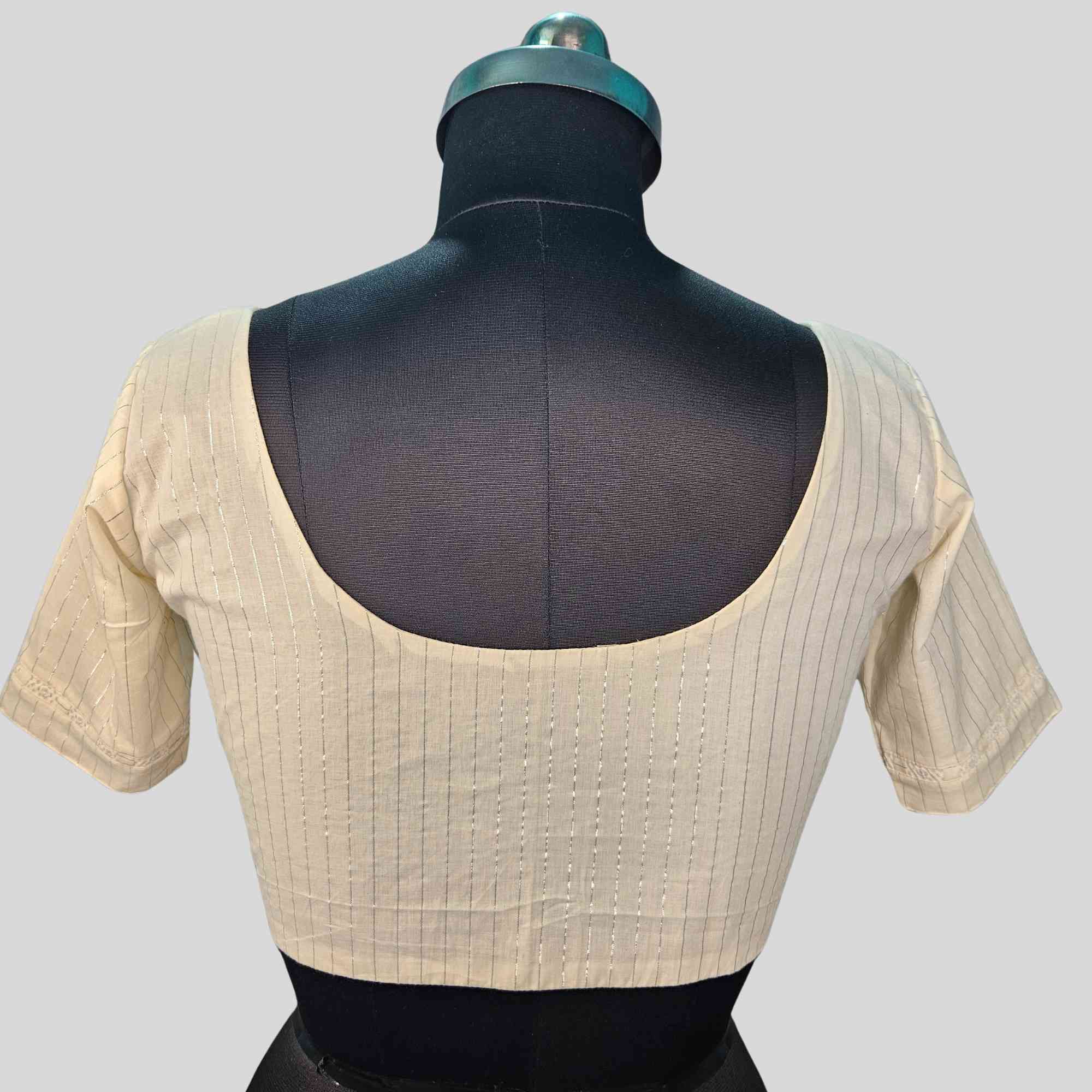 Normal Silver Lurex Blouse