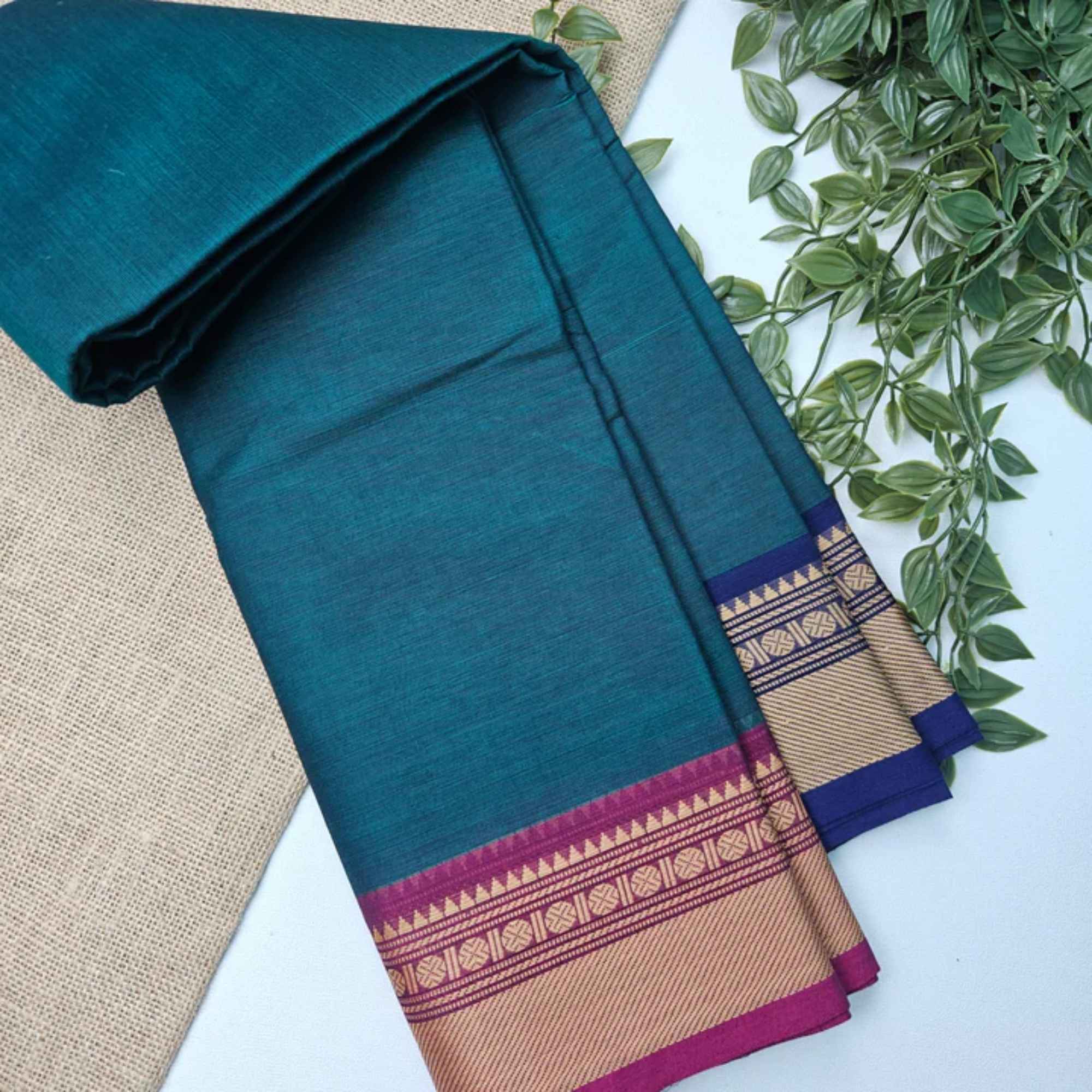 JISB Chettinad Cotton Saree