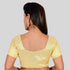 Golden tissue blouse for kerala sarees