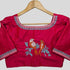 pink embroider blouse 