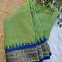 JISB Checkered Chettinad Cotton Sarees With Running Blouse