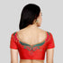 Simple embroidery blouse silk cotton