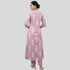 Cotton Kurti With Collar Neck and Umbrella Cut