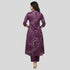 Cotton Kurti With Collar Neck and Umbrella Cut