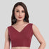 Maroon Lurex fabric blouse