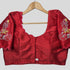 Embroidery Silk Cotton Readymade Blouse,Made To Order
