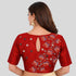 Maroon embroidery blouse