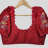 Embroidery Silk Cotton Readymade Blouse,Made To Order