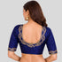 Blue blouse with gold embroidery 