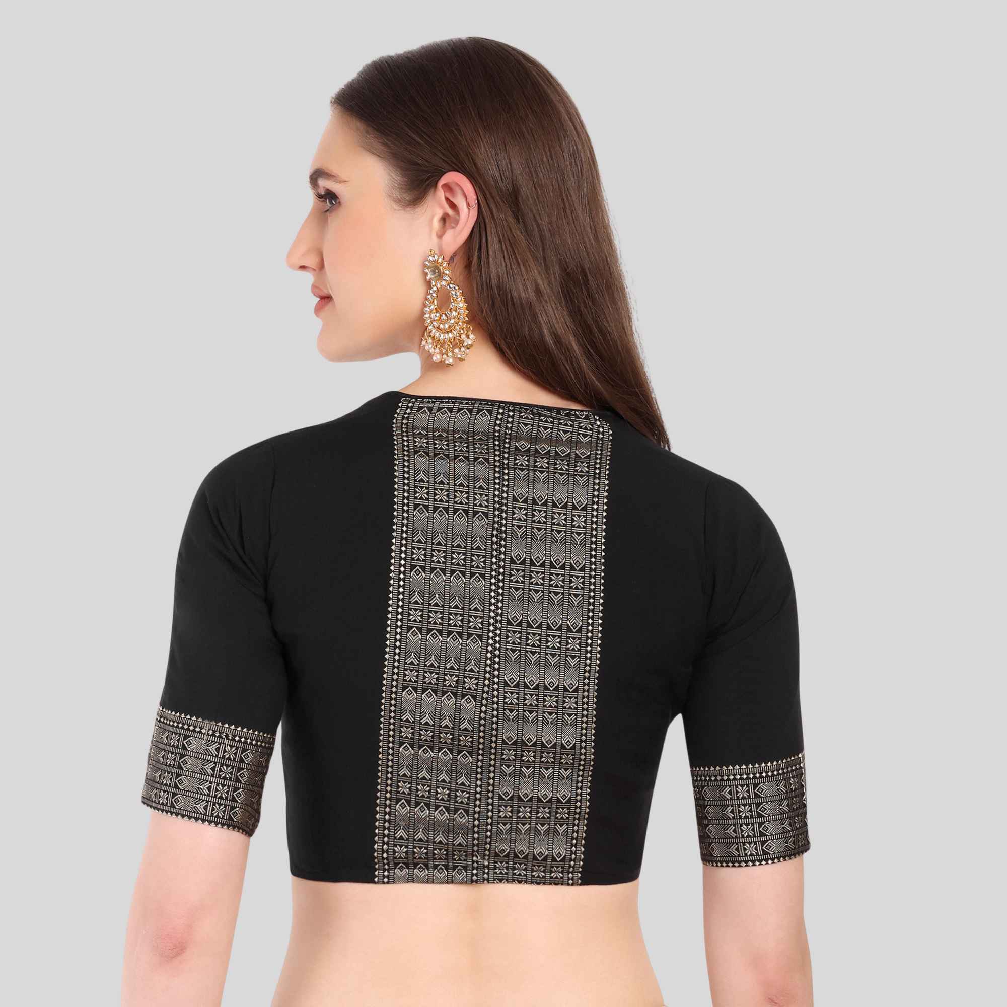 Fish Border Readymade blouse,