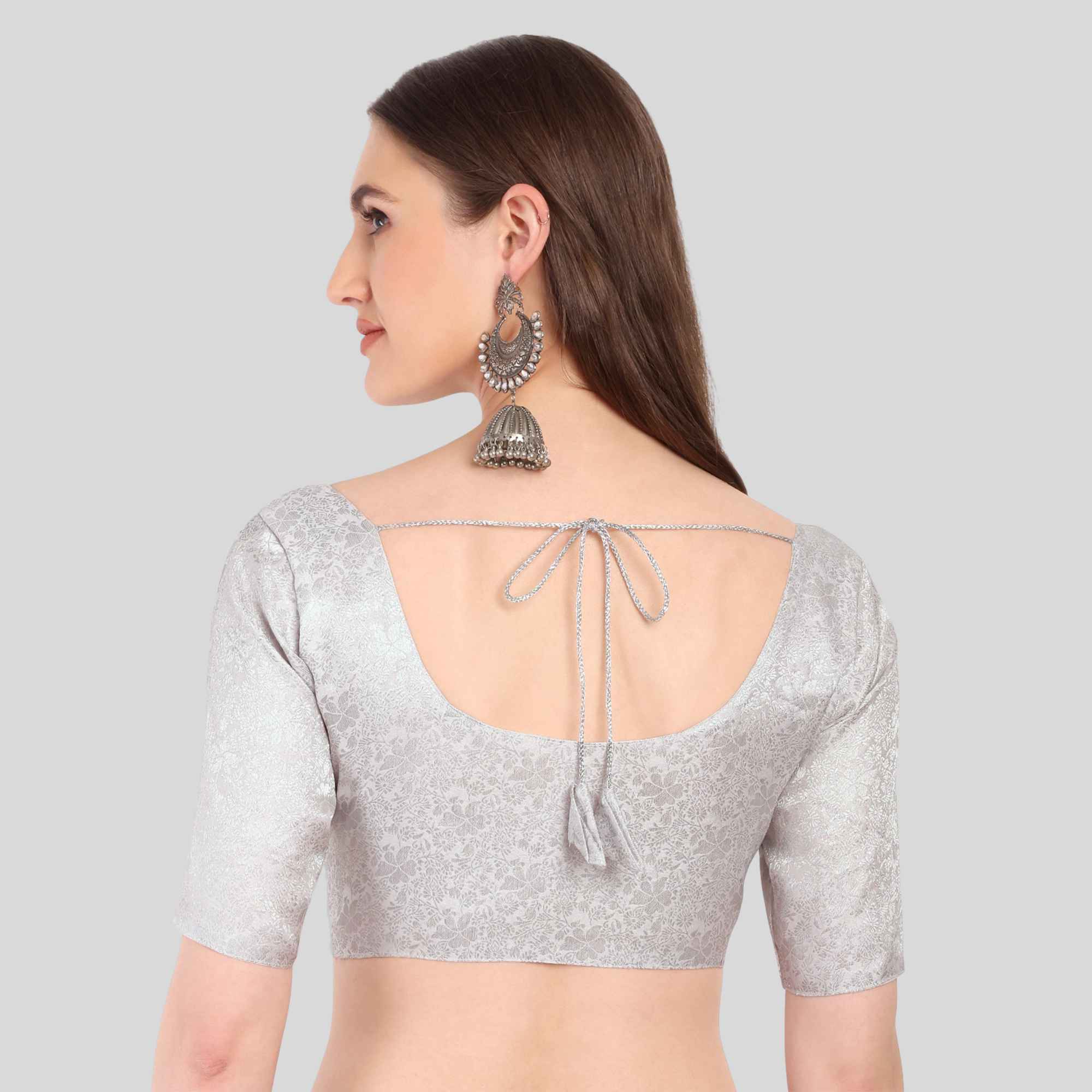 back knot readymade blouse