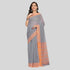 Cotton check saree