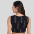 JISB Cotton Ikkat Boat Neck Sleeveless Blouse