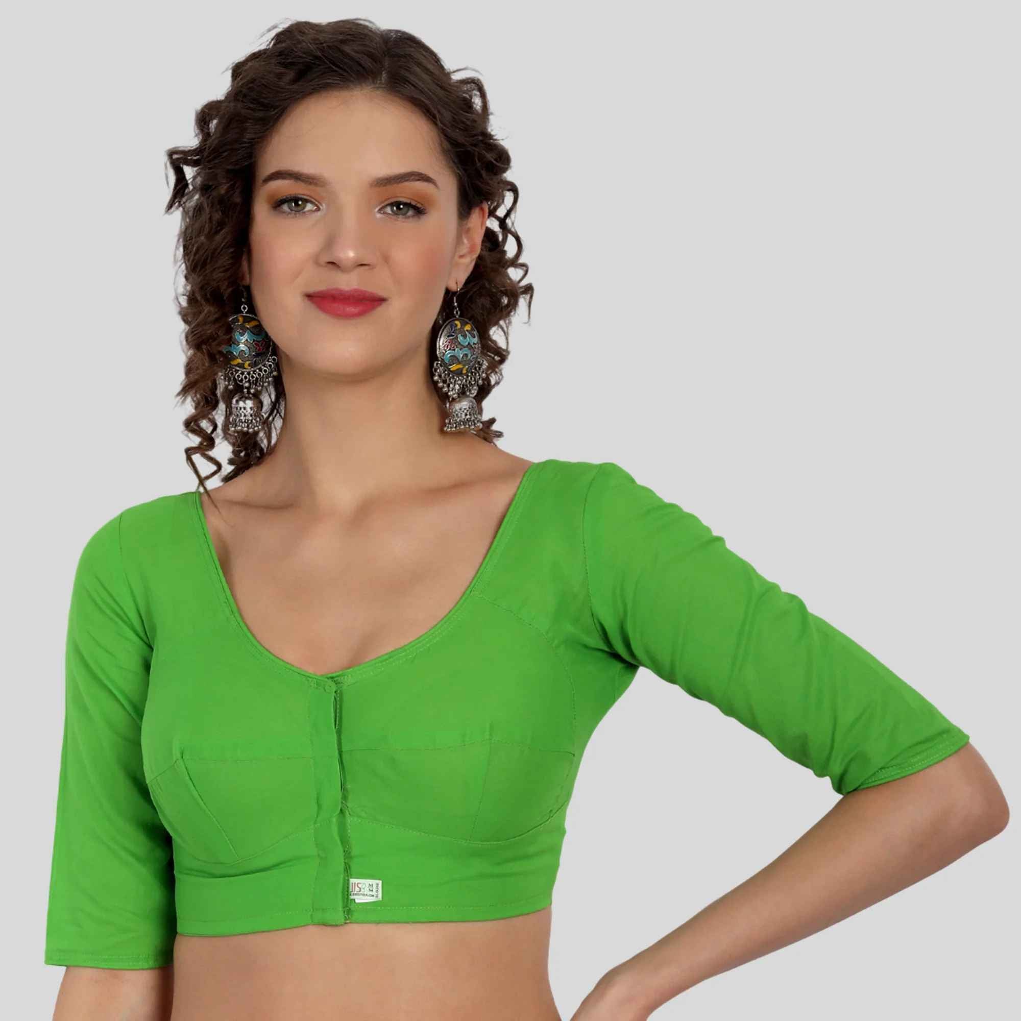 Women's Cotton Katori 3/4 Sleeve Blouse