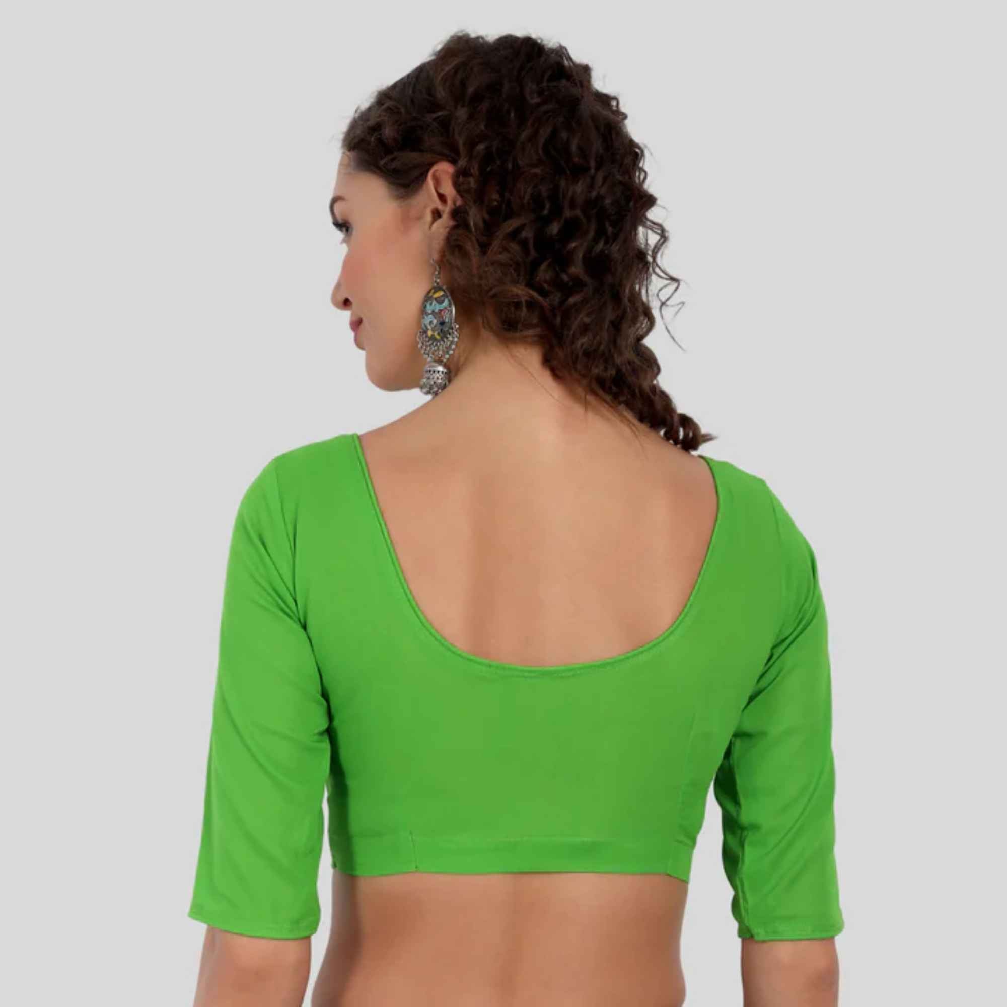 Women's Cotton Katori 3/4 Sleeve Blouse