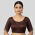Embroidery Silk Cotton Readymade Blouse,Made To Order