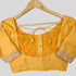women cobra silk blouse yellow