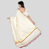 Tissue Kerala saree with fringes