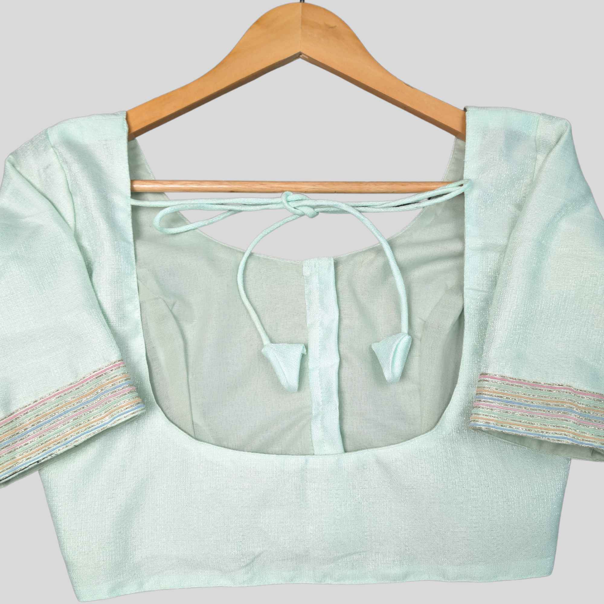 women cobra silk blouse green