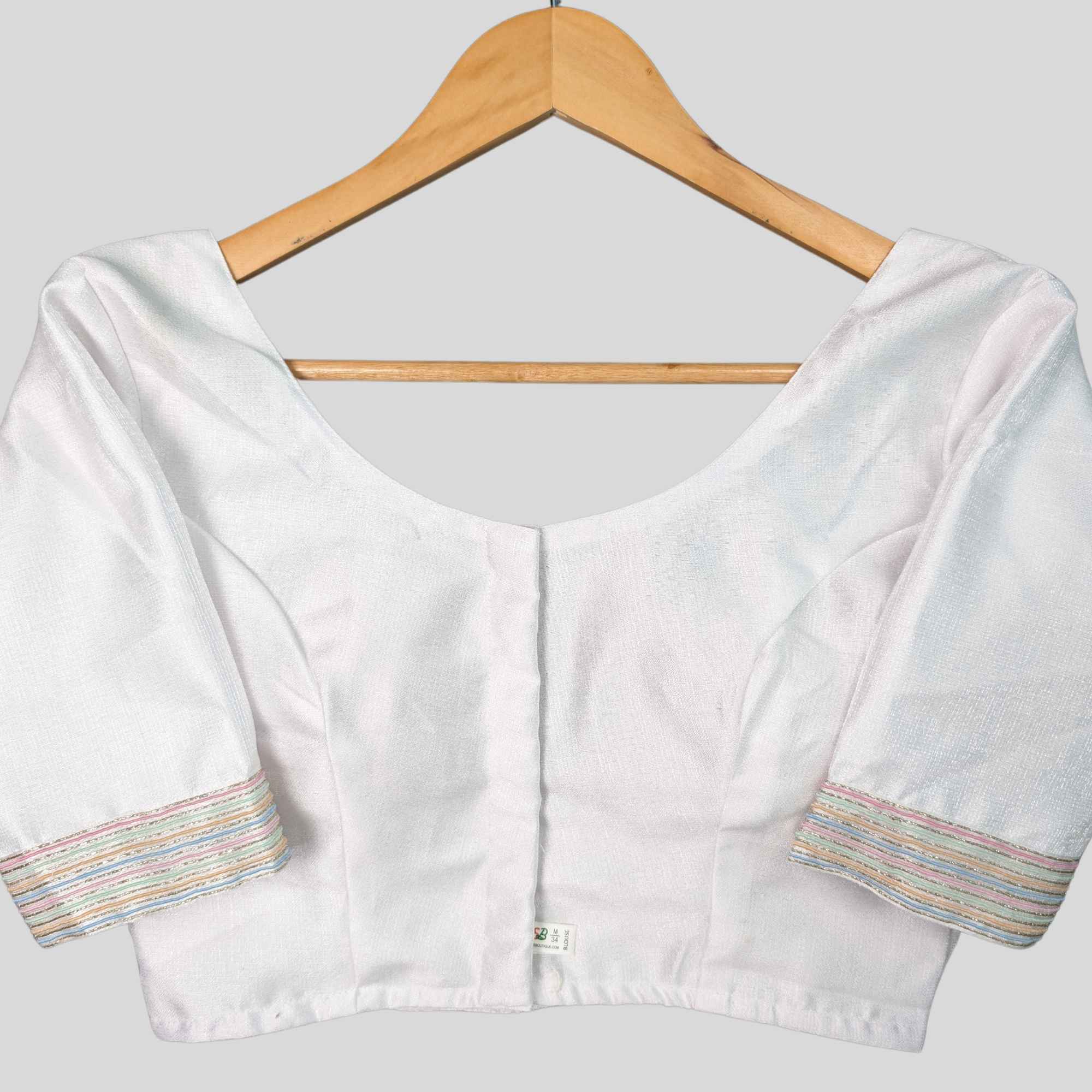 women cobra silk blouse white