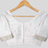 women cobra silk blouse white