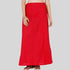 Cotton inskirt saree petticoat in color Red