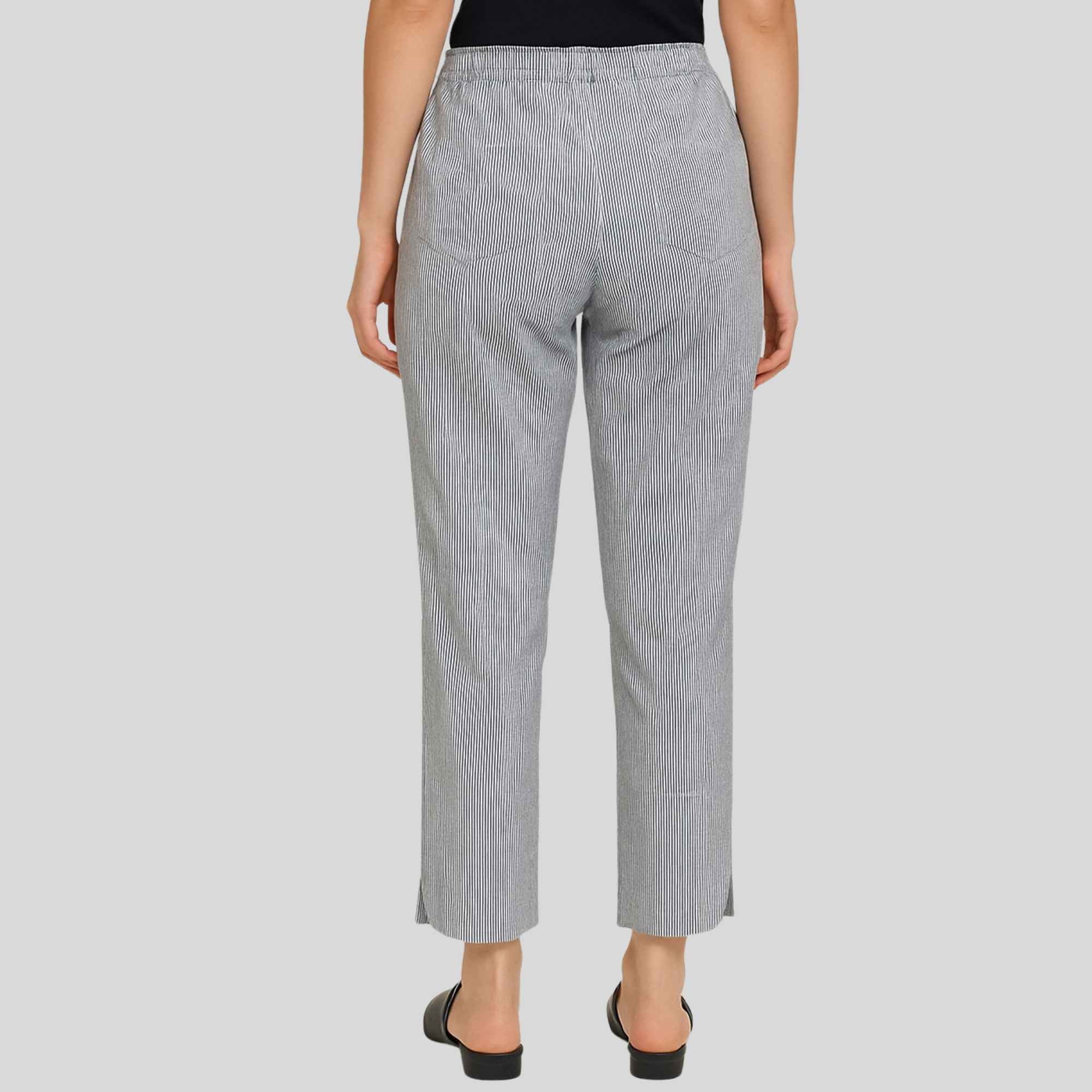 JISB Cotton Thin Striped Casual Wear Pant