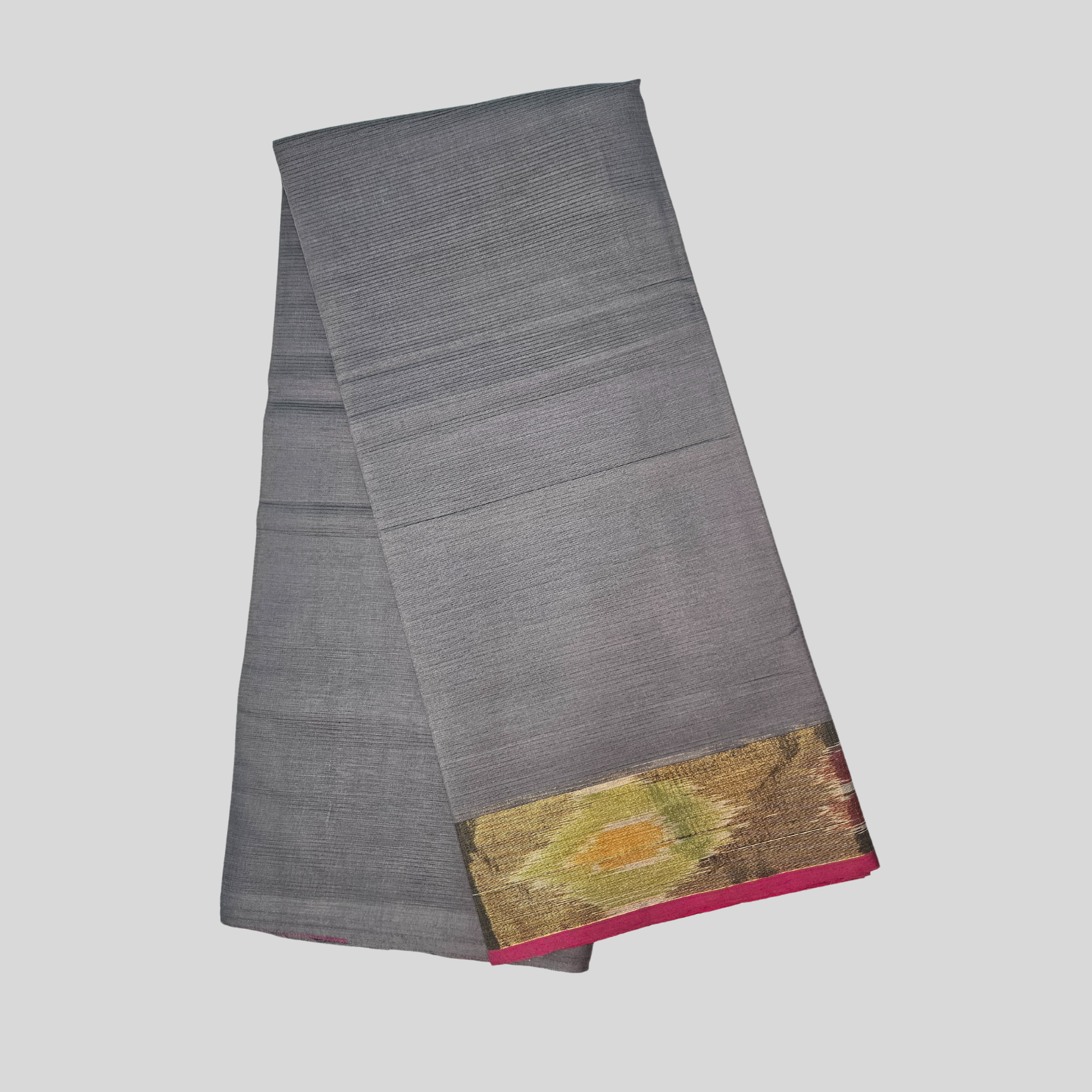 Plain Ikkat Saree