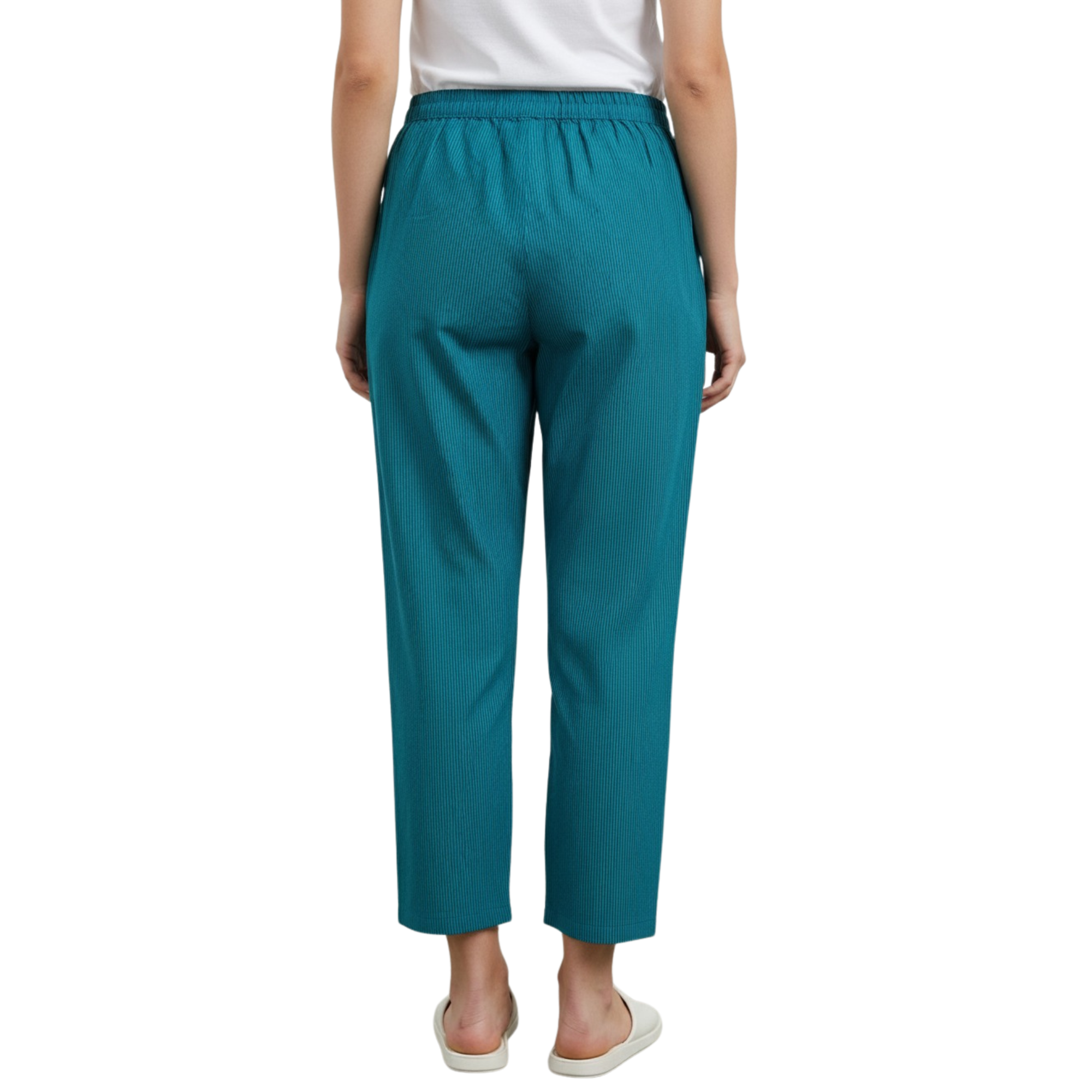 JISB Cotton Thin Striped Casual Wear Pant