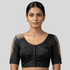 Embroidery Silk Cotton Readymade Blouse, Made To Order