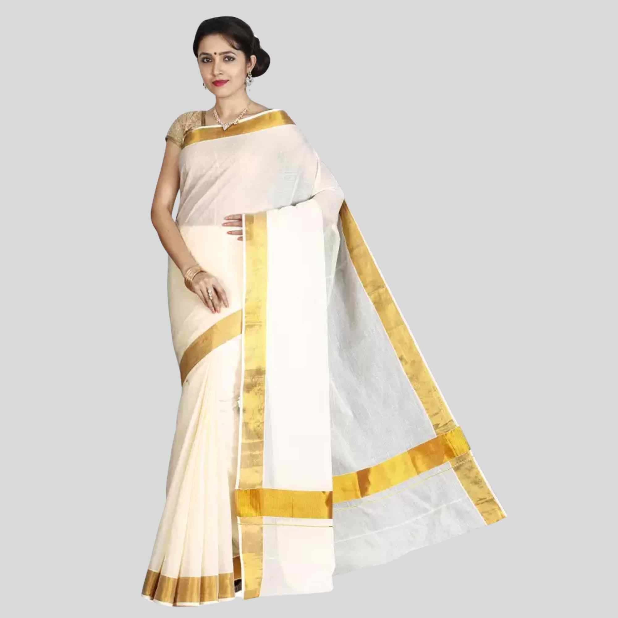 Kerala Kasavu Saree