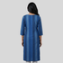 Blue Stripe Side Cut Kurti