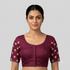 Silk cotton All over Butta Embroidery Readymade Blouse, Made To Order