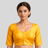 Silk Cotton Readymade Blouse With Elbow Sleeve