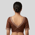 Mirror work V neck readymade blouse