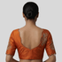 orange hibiscus readymade blouse