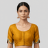Silk Cotton V-Neck Embroidered Blouse ,Made To Order