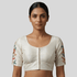 Sleeve Embroidered offwhite color blouse