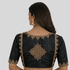 BLACK  KOLAM  EMBROIDERY BLOUSE 