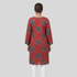 Red Boat Neck Kurti