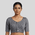 Grey Color Cotton Readymade Blouse