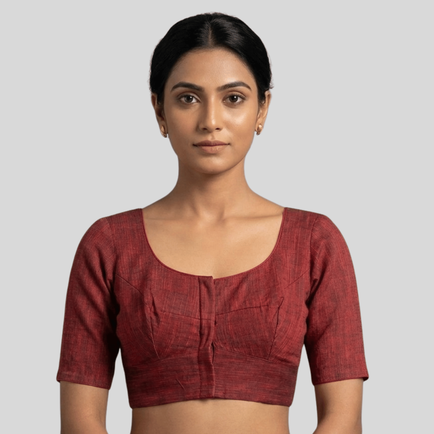 front open blouse