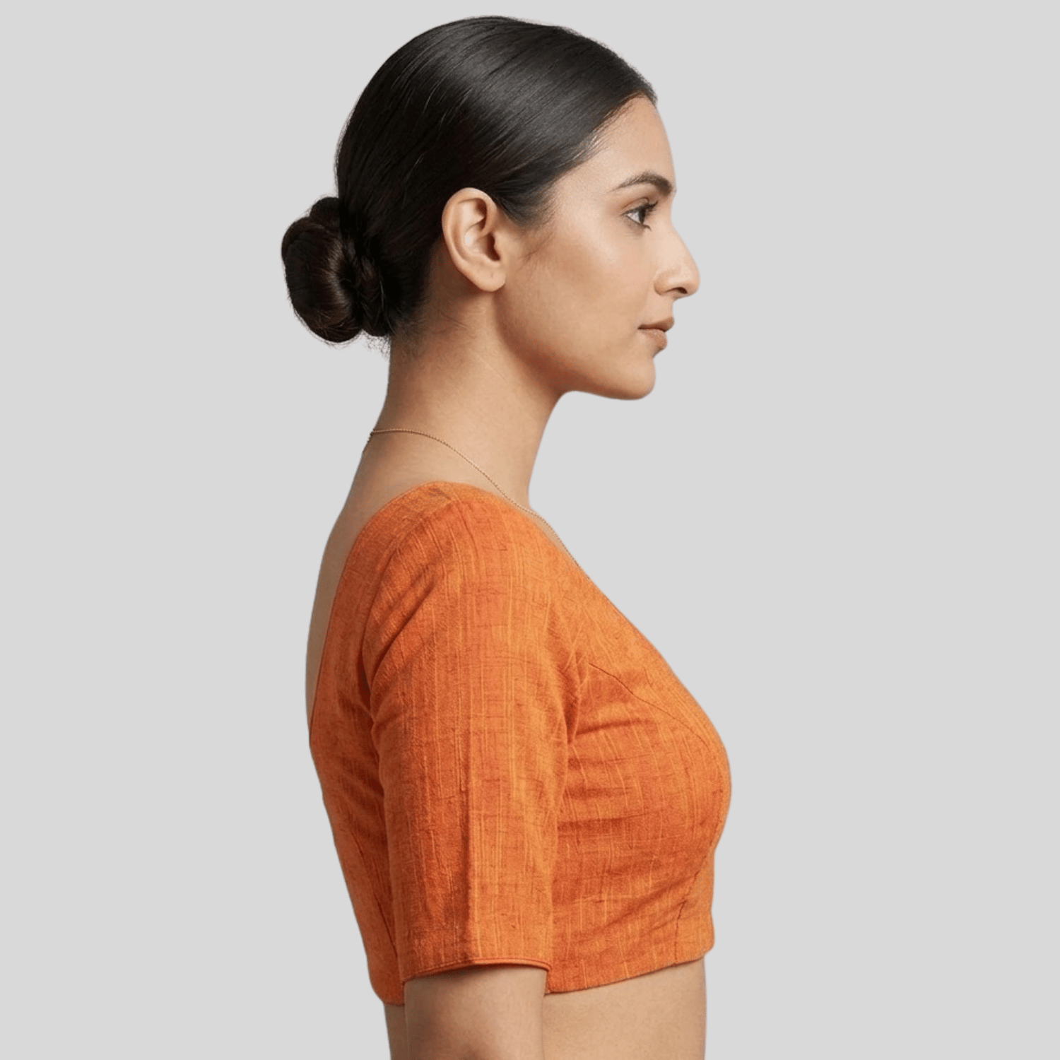cotton blouse with piping